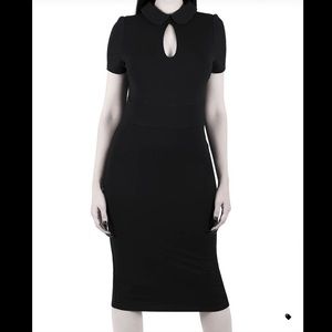 Black collared killstar Dress